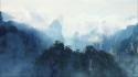 Clouds landscapes trees movies avatar forest plants film wallpaper