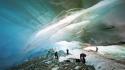 Ice nature argentina glacier caves ushuaia wallpaper
