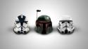 Star wars artwork helmets wallpaper