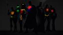 Superman silhouette flash comic hero wonder woman wallpaper