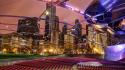 Cityscapes chicago night usa wallpaper