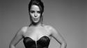 Neve Campbell Grayscale wallpaper
