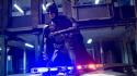 Batman christian bale police cars the dark knight wallpaper
