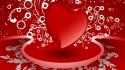 Love red hearts tablet wallpaper