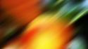 Minimalistic orange motion blur blurred flux misc wallpaper