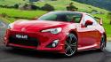 Red cars toyota outdoors vehicles gt86 ft-86 wallpaper