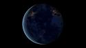 Space lights earth nasa globes night vision wallpaper