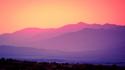 Sunset mountains landscapes california death valley wallpaper