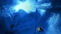 Ice landscapes cave people greenland wallpaper