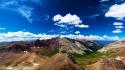 Mountains clouds landscapes nature freedom bottom sky wallpaper