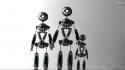 Robot family 3d wallpaper