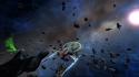 Stars star trek rocks spaceships meteorite game wallpaper