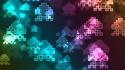 Video games space invaders retro wallpaper