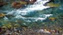 Water nature rocks streams creek waterscape wallpaper