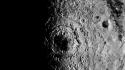 White landscapes outer space moon crater monochrome wallpaper