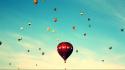 Balloons skies wallpaper