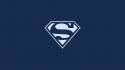 Dark dc comics superman superheroes logo simple wallpaper