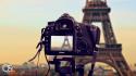 Eiffel tower paris cameras canon eos 7d fotografia wallpaper