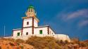 Lighthouses santorini greece akrotiri lighthouse wallpaper