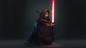 Star wars fantasy art light sabers darth yoda wallpaper