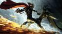 Thor fantasy art loki avengers vs wallpaper