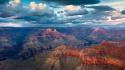 Clouds landscapes grand canyon national park skyscapes wallpaper