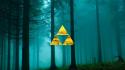 Forests triforce the legend of zelda triangles wallpaper