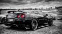 Black and white cars nissan wallpaper