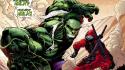 Deadpool (comic character) hulk wallpaper
