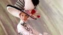 Feathers my fair lady hats gowns b.o.w. wallpaper