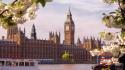 London buildings parliament wallpaper