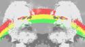 Marijuana rainbows karl marx yolo wallpaper