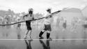 Water national geographic firefighter monochrome wallpaper