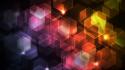 Abstract lights bokeh effect colorfour wallpaper