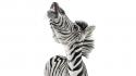 Animals zebras white background wallpaper