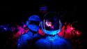 Outer space daft punk electronic wallpaper