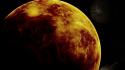 Outer space red planets wallpaper