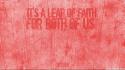 Red faith dexter quotes textures leap wallpaper