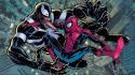 Comics venom spider-man battles artwork marvel wallpaper