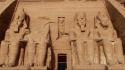 Egypt statues wallpaper