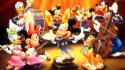 Mickey mouse donald duck orchestra minnie daisy wallpaper
