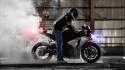 Night rider motorbikes burnout honda cbr1000rr headlights wallpaper