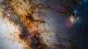 Outer space nebulae hdr photography wallpaper