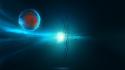 Outer space planets time collapse wallpaper