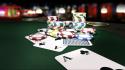 Poker table cards chips wallpaper