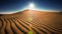 Sun sand skies wallpaper