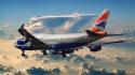 Aircraft airliners aviation boeing 747 british airways wallpaper