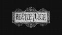 And white movies gothic monochrome logos beetlejuice wallpaper