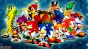 Echidna miles prower tails game characters team wallpaper