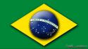 Flags brazil countries fifa world cup emblems 2014 wallpaper
